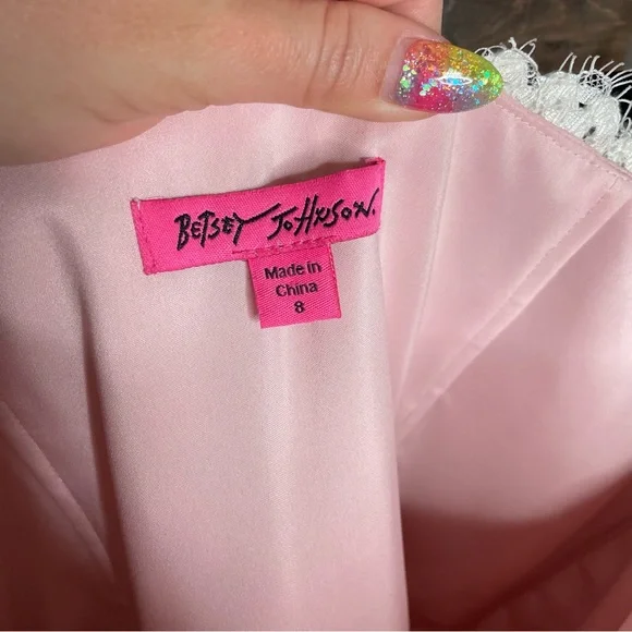 Betsey Johnson Vintage Cupcake Dress Size 8 - Picture 4 of 6